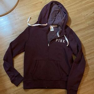 PINK Victoria Secret sweatshirt jacket.